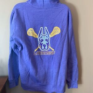 Albany Great Danes Lacrosse Sweatshirt/Hoodie with Front Pocket- Size XL
